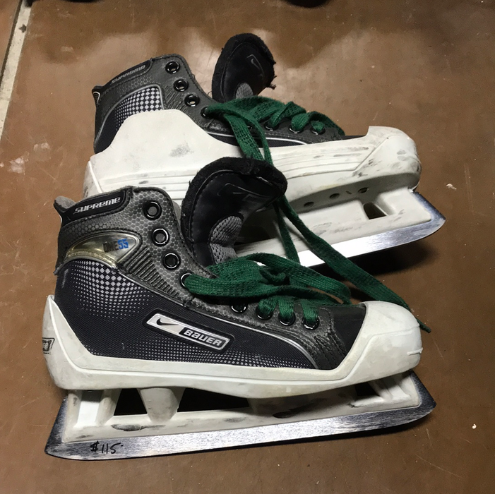 Used Bauer Supreme ONE55 3D Goal Skates