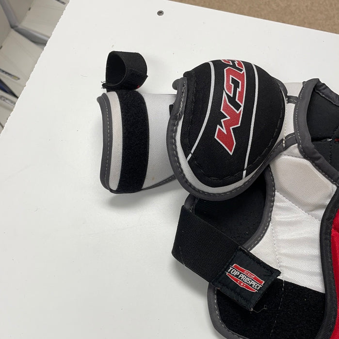 Used CCM Top Prospect Youth Small Shoulder Pads