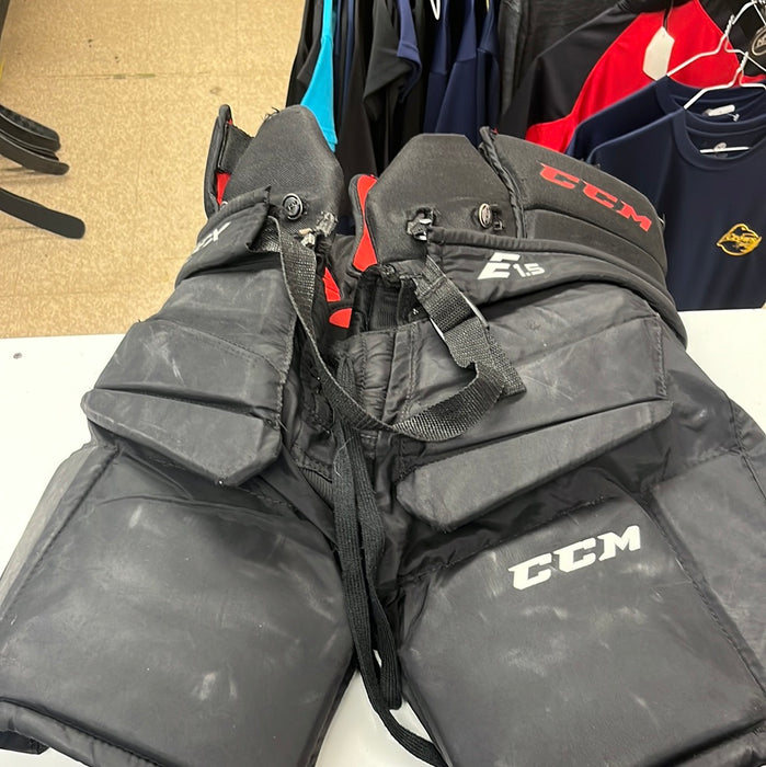 Used CCM EFlex 1.5 Junior Large Goalie pants