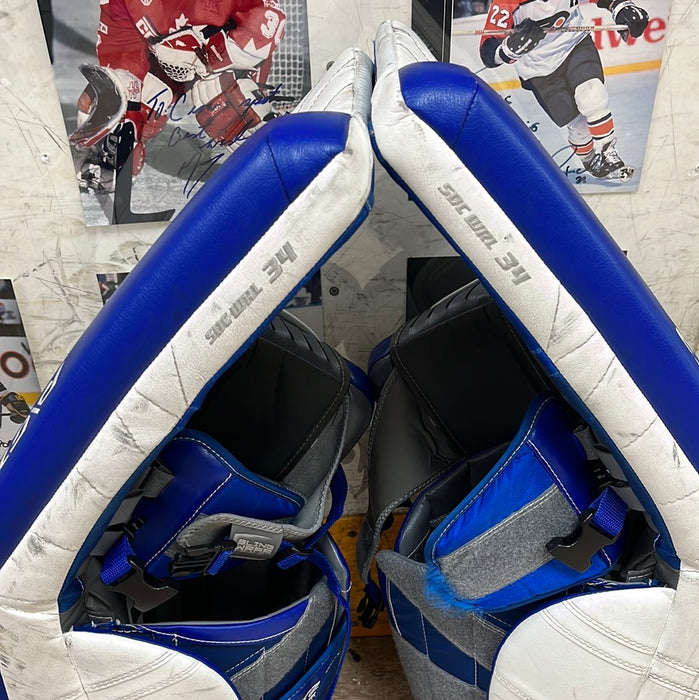 Used Warrior R/GT2 34+1” Goalie Pad