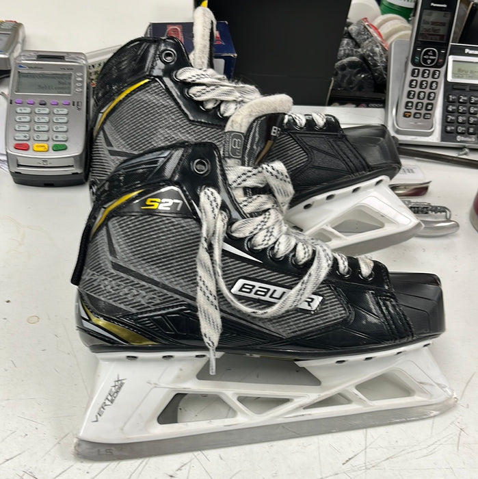 Used Bauer Supreme S27 8D Goal Skate