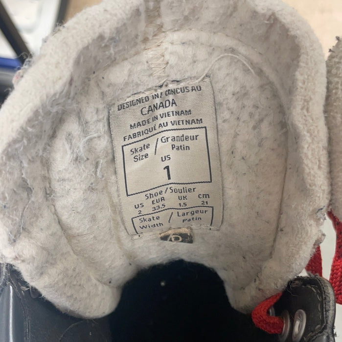 Used CCM RibCor 68k 1D Player Skates