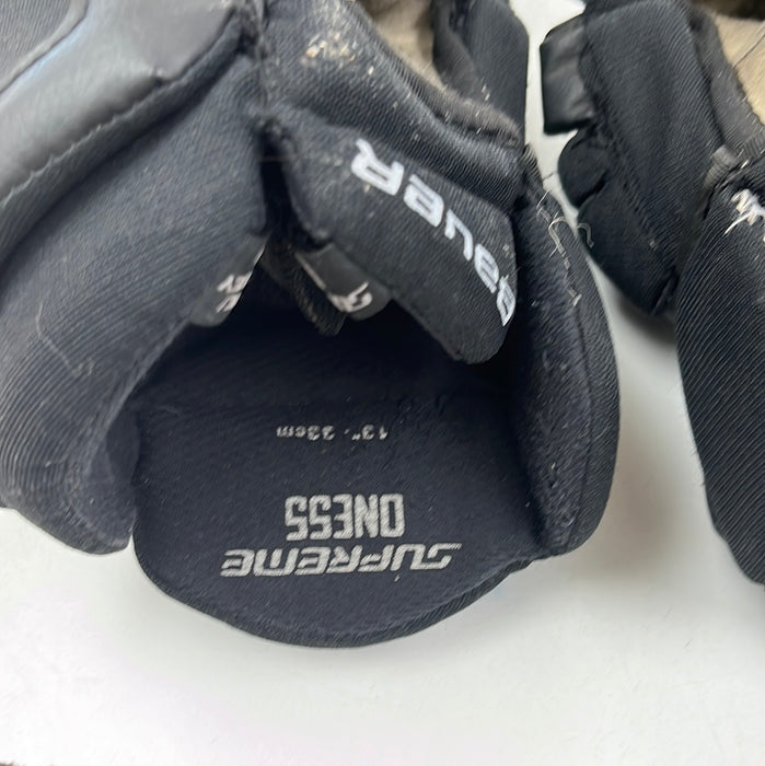 Used Bauer Supreme One55 13” Player Gloves