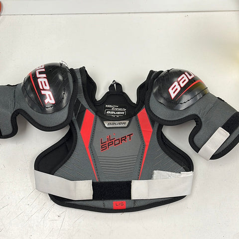 Used Bauer LiL Sport Youth Large Shoulder Pads