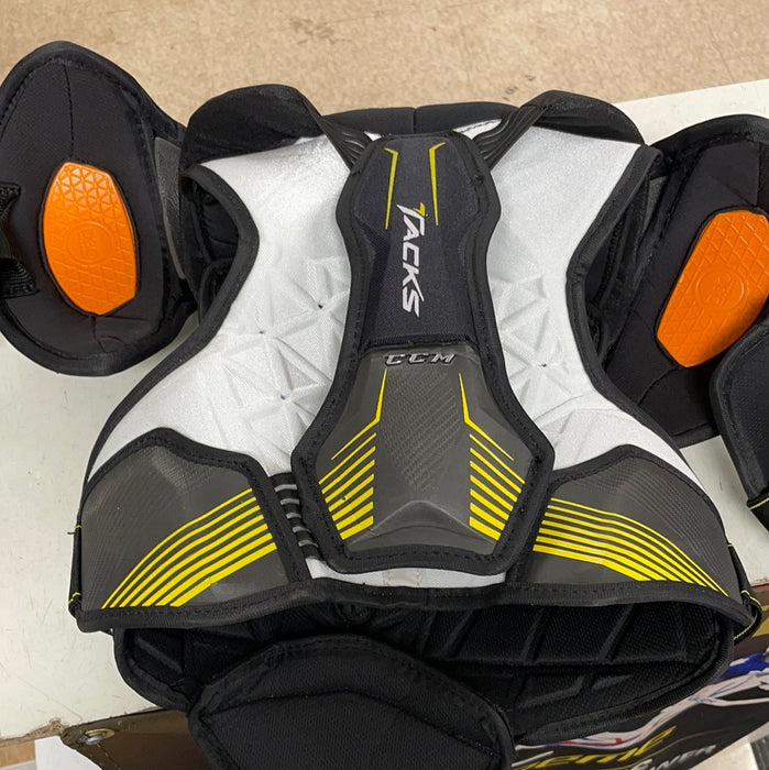 Used CCM SuperTacks Junior Medium Shoulder Pads
