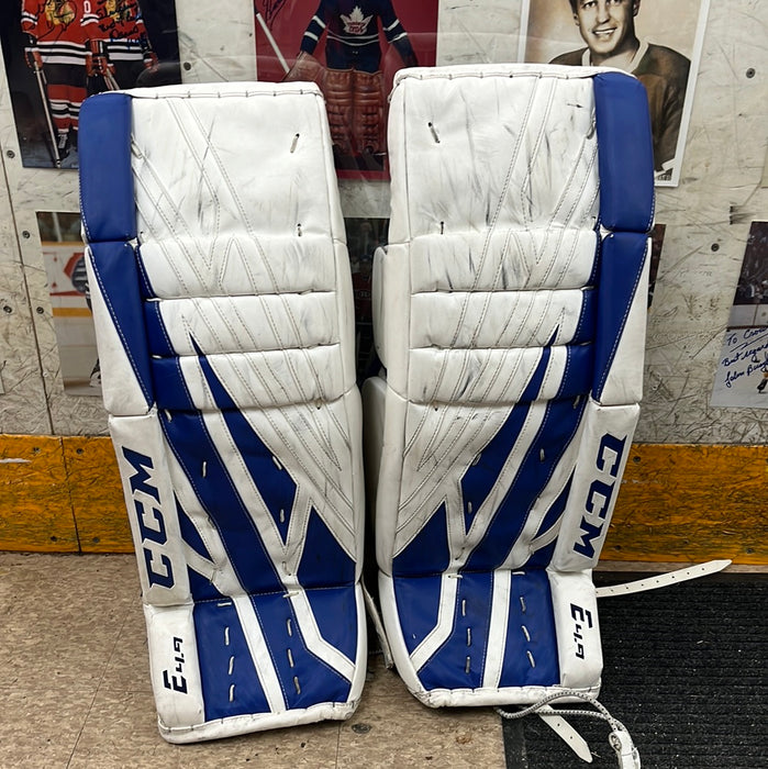 Used CCM E4.9 30+1” Goalie Leg Pads
