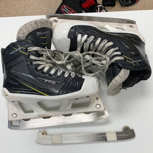 Used CCM 4092 Goal Skates 2D +extra steel