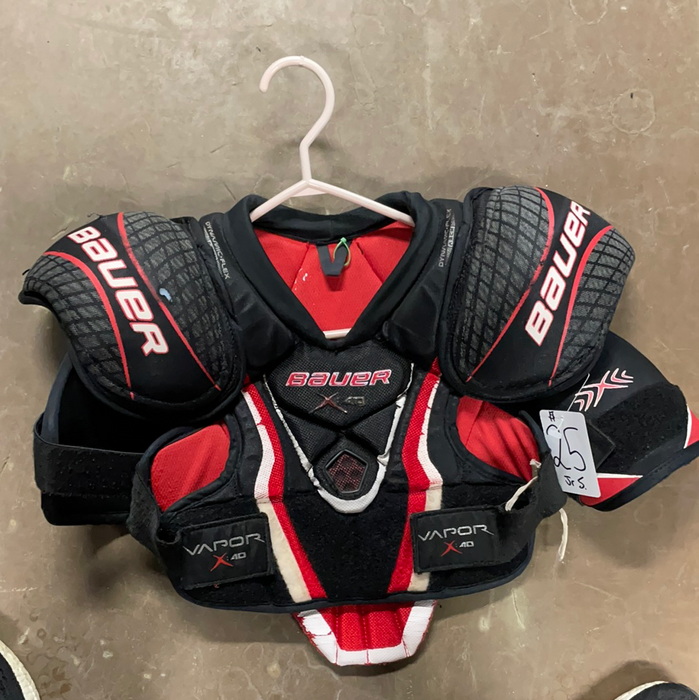 Used Bauer X40 Junior Small Shoulder Pads