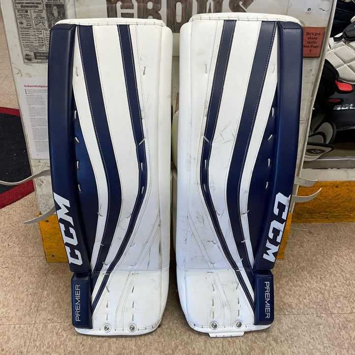 Used CCM Premier 34”+2” Goalie Pads