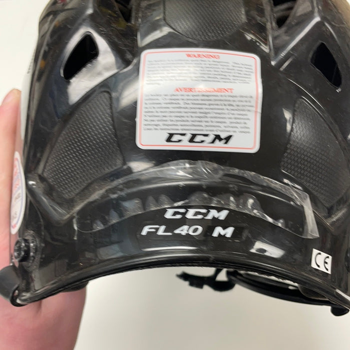 Used CCM FL40 Senior Medium Helmet