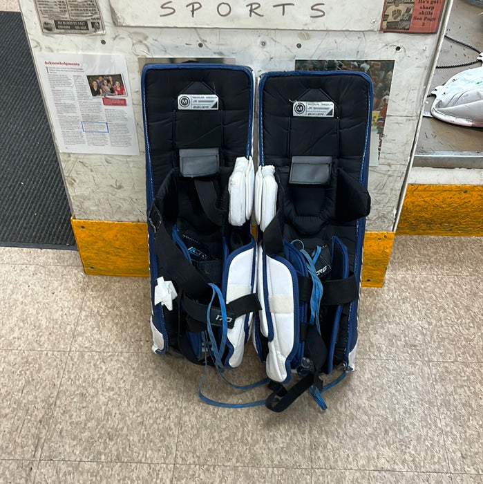 Used Bauer Supreme S170 Junior Medium Goal Leg Pad