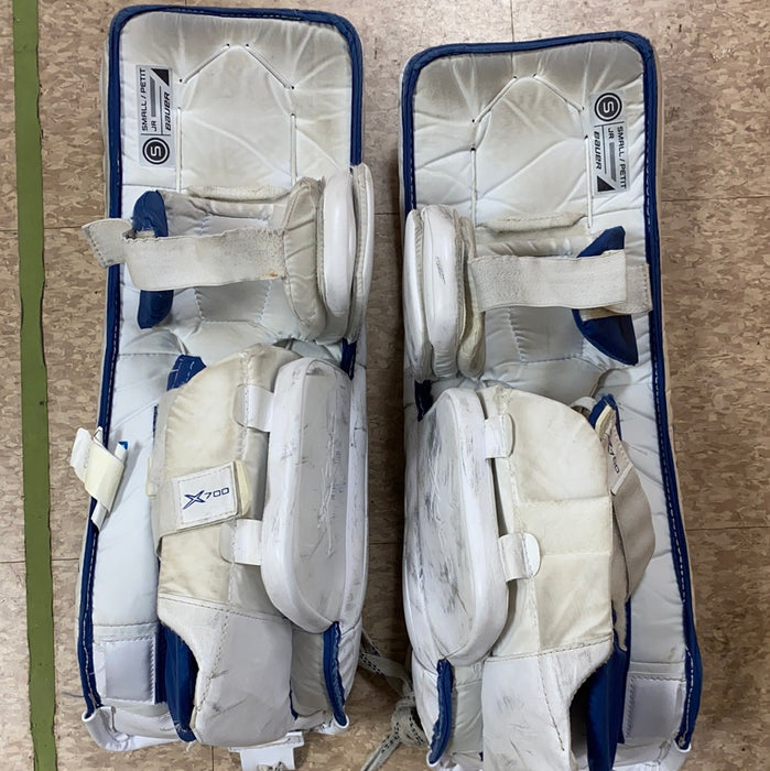 Used Bauer X700 Leg Pads Junior Small