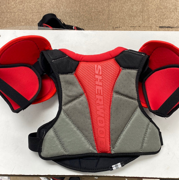 Used Sherwood CODE I Youth Medium Shoulder Pads