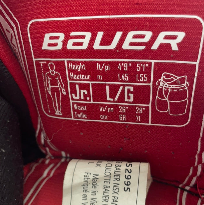 Used Bauer NSX Junior Large Player Pants
