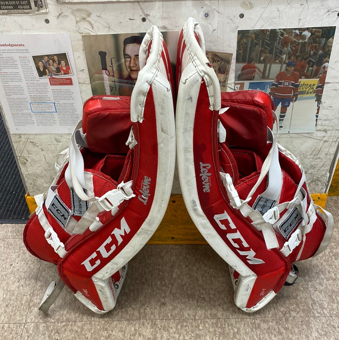 Used CCM Premier R1.5 28+1 Goal Pad