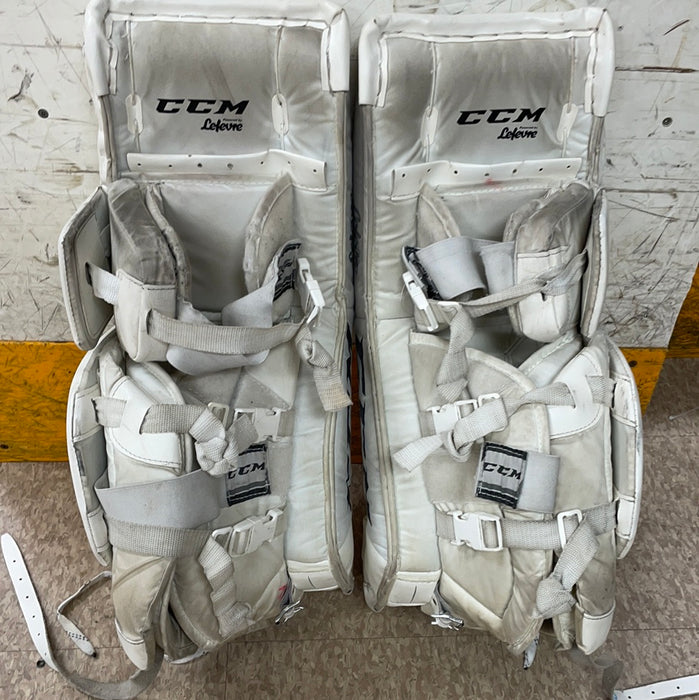 Used CCM E-Flex 760 24+1 Youth Goalie Pads