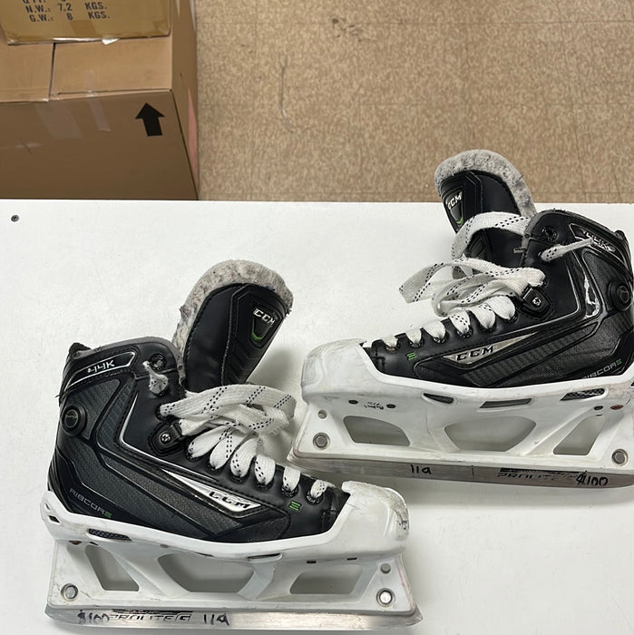 Used CCM Ribcore 44K 5D Goalie Skate