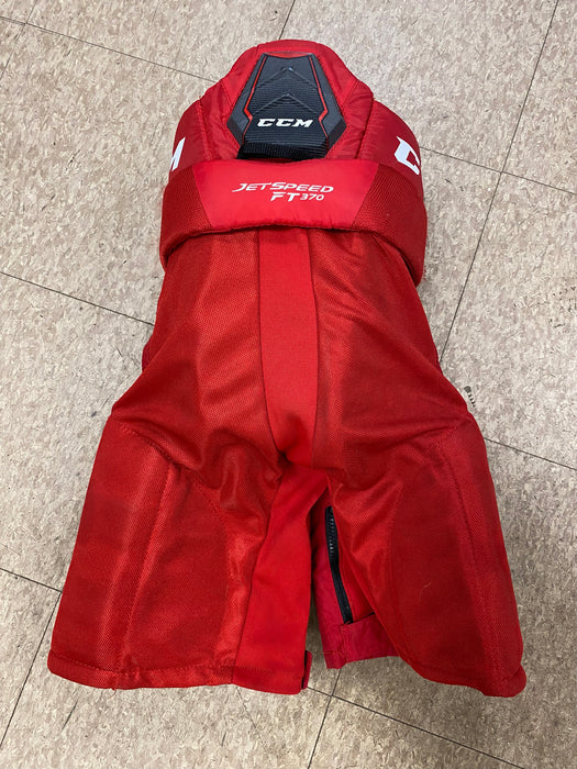 Used CCM JetSpeed FT370 Red Junior Medium Pants