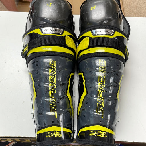 Used Bauer Supreme s29 14” Shin Guards