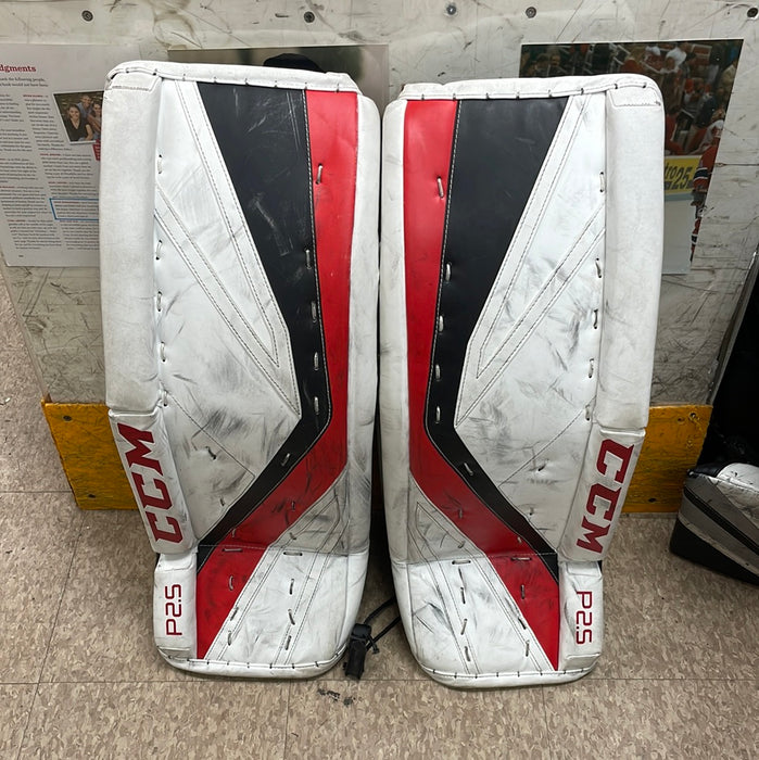 Used CCM Premier P2.5 28”+1” Goalie Pads