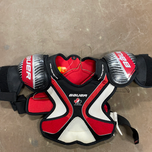 Used Bauer Canada Junior Medium Shoulder Pads