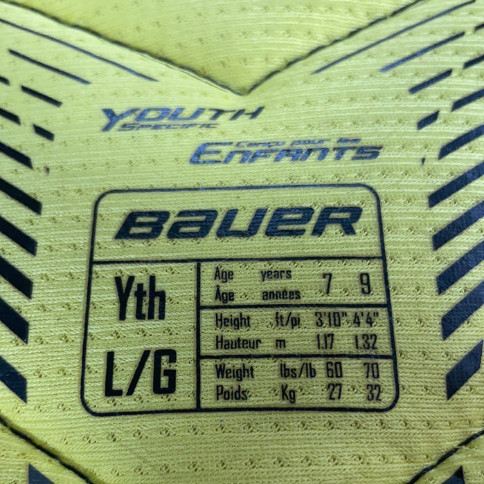 Used Bauer 1S Youth Large Shoulder Pads