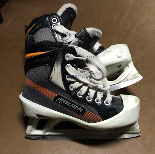 Used Bauer Performance 1D Goal Skates