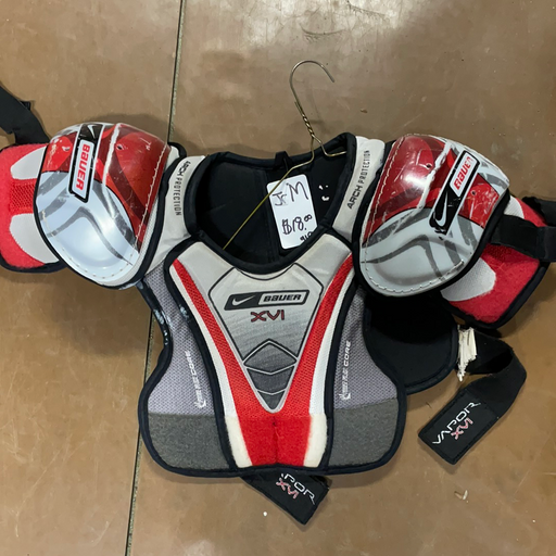Used Nike Bauer XVI Junior Medium Shoulder Pads