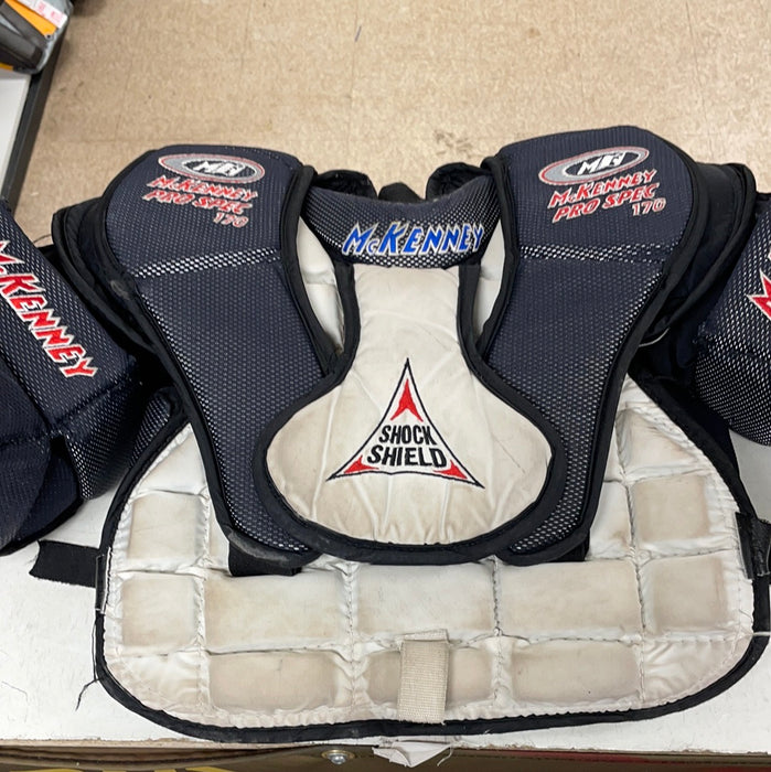 Used McKenney Pro Spec 170 Youth Extra Small Chest Protector