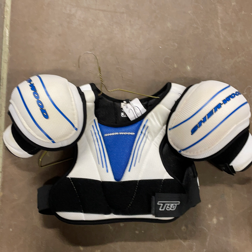 Used Sherwood T50 Junior Medium Shoulder Pads