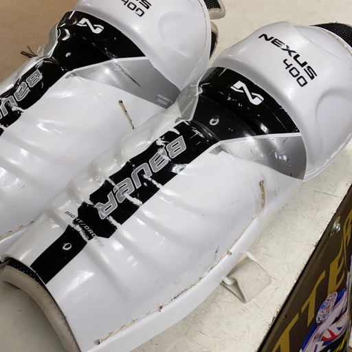 Used Bauer Nexus400 Shinguards 10”