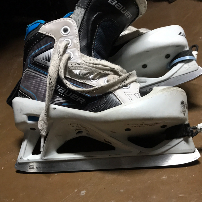 Used Bauer Reactor 5000 1D Goal Skates