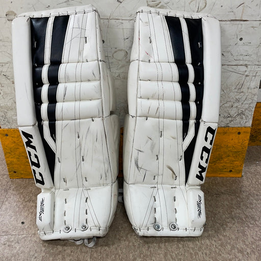 Used CCM E-Flex 760 24+1 Youth Goalie Pads