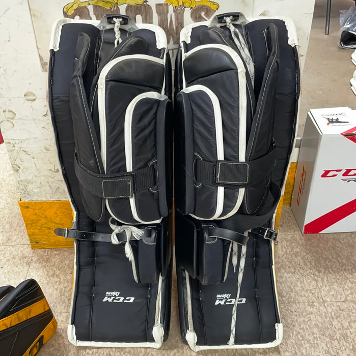 Used CCM Premier II Pro 34”+2” Senior Goalie Set