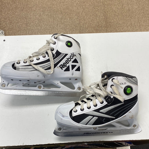 Used Reebok Gold Size 6 Goalie Skates