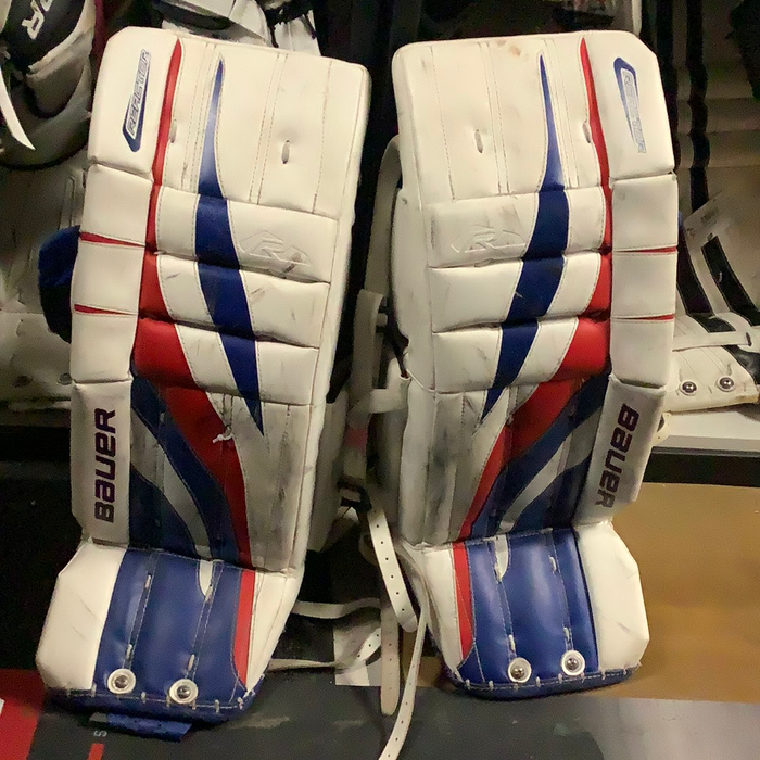 Used Bauer Reactor 4000x 28+1” Leg Pads