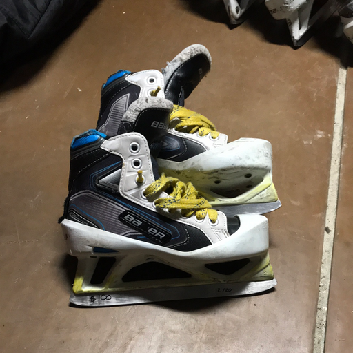 Used Bauer Reactor 5000 2D Goal Skates
