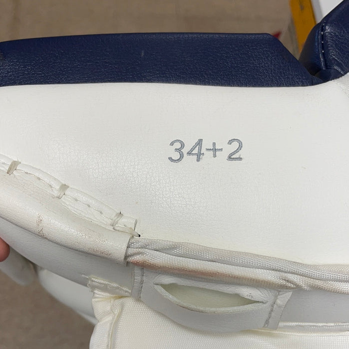Used CCM Premier 34”+2” Goalie Pads