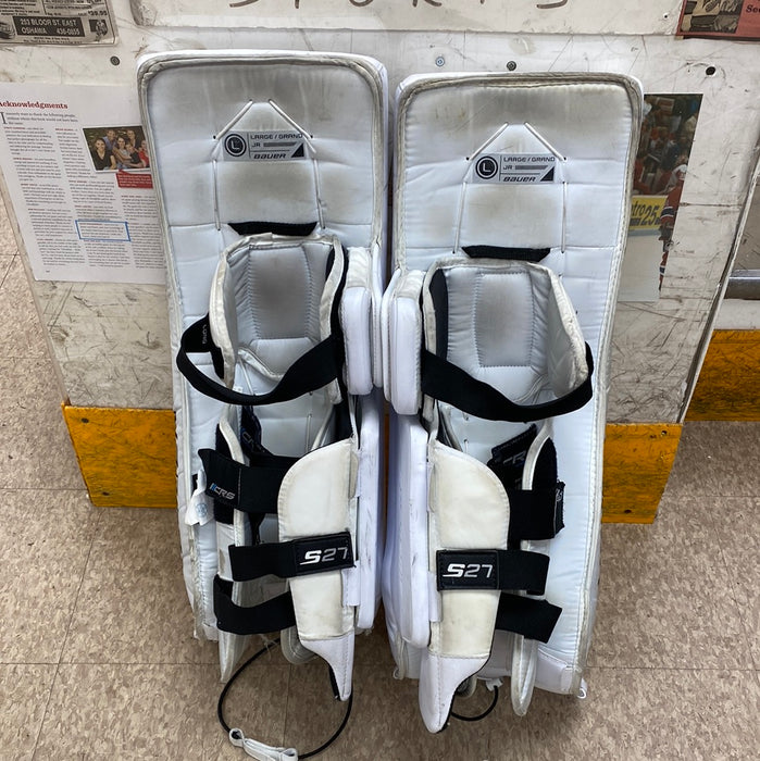 Used Bauer Supreme s27 Junior Large Goal Pad