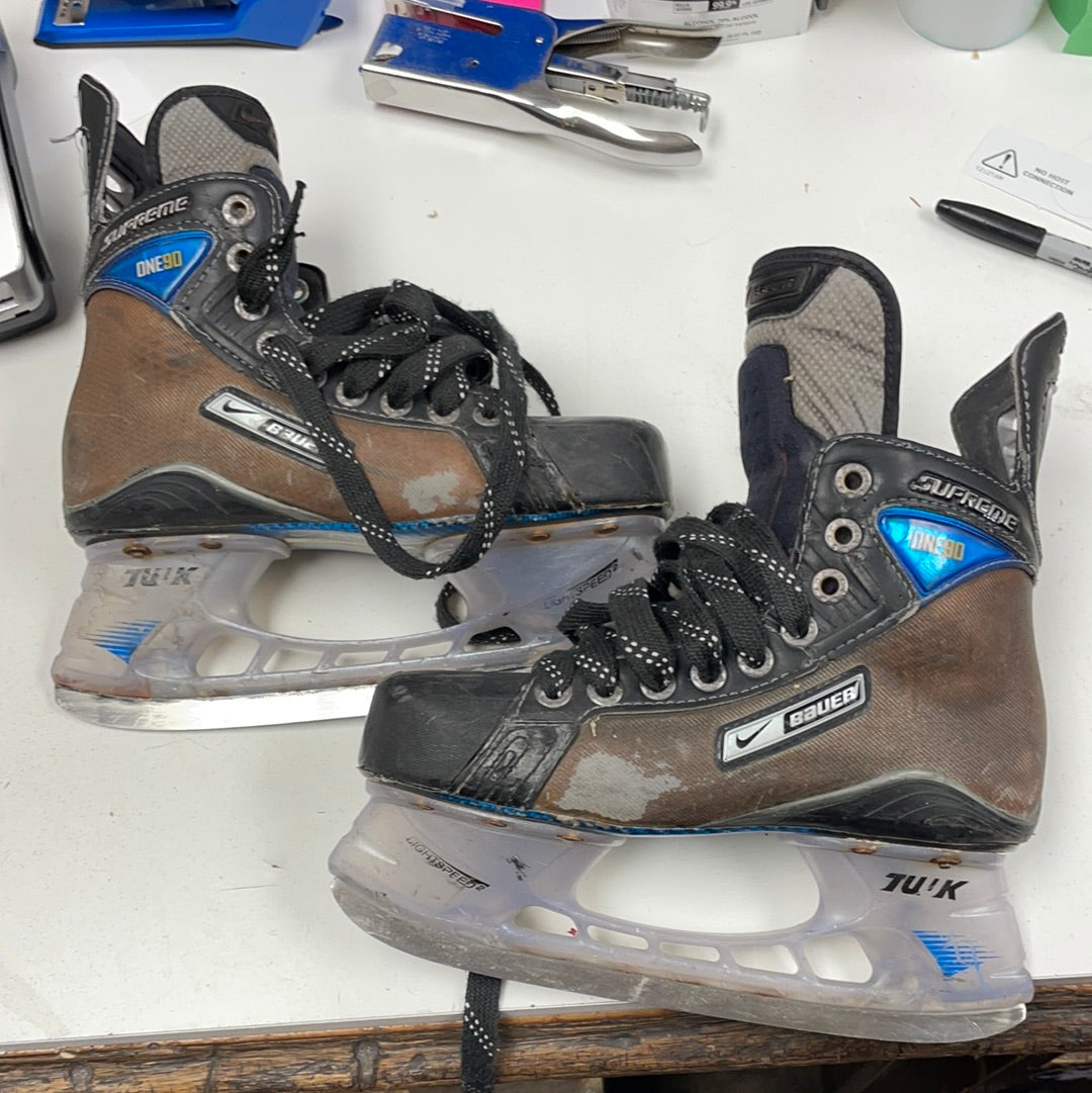 Used Nike Bauer Supreme One90 3D Player Skates Crow's Sports