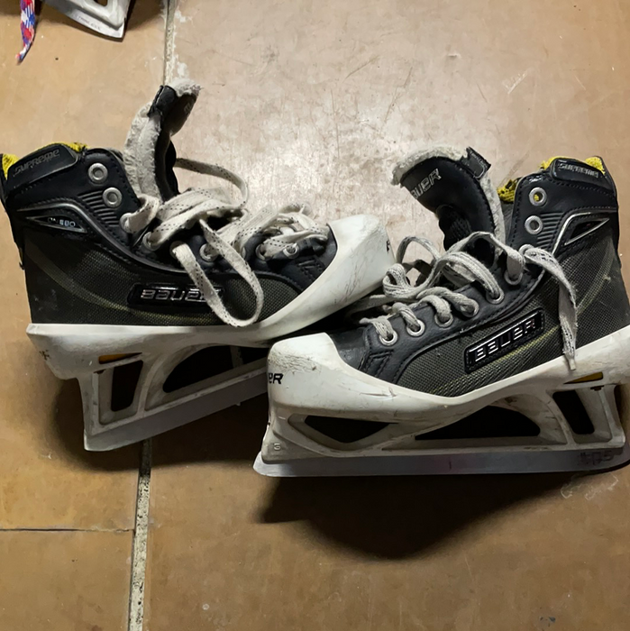 Used Bauer one80 3D Goalie skates