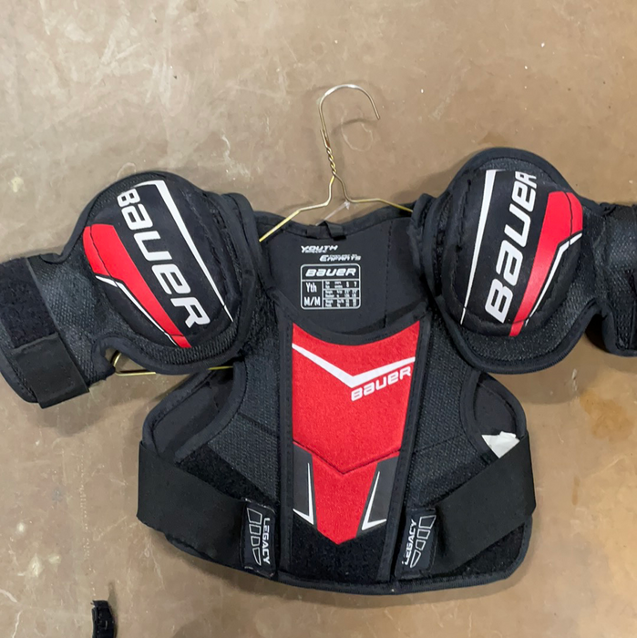Used Bauer Legacy Youth Medium Shoulder Pads