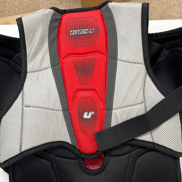 Used CCM U+08 Junior Large Shoulder Pads