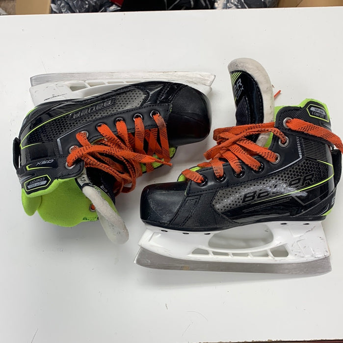 Used Bauer GSX 13.5D Goal Skate Youth