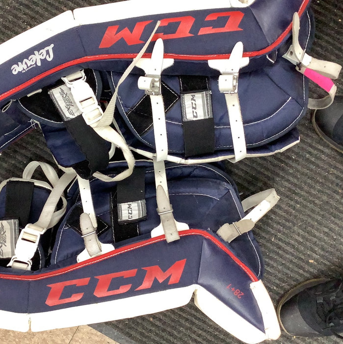 Used CCM Extreme Flex 760 Goalie Leg Pads