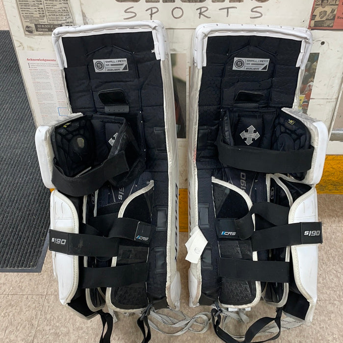 Used Bauer Supreme s190 33”+1” Goalie Pads