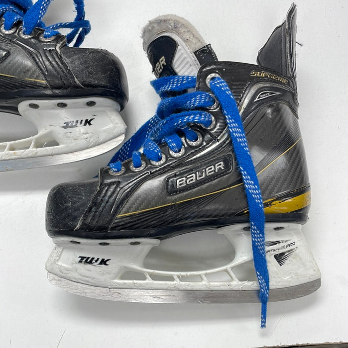 Used Bauer Supreme One100 Youth 12.5D Skates