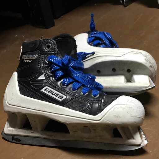 Used Bauer Supreme Custom 1000 1D Goal Skates