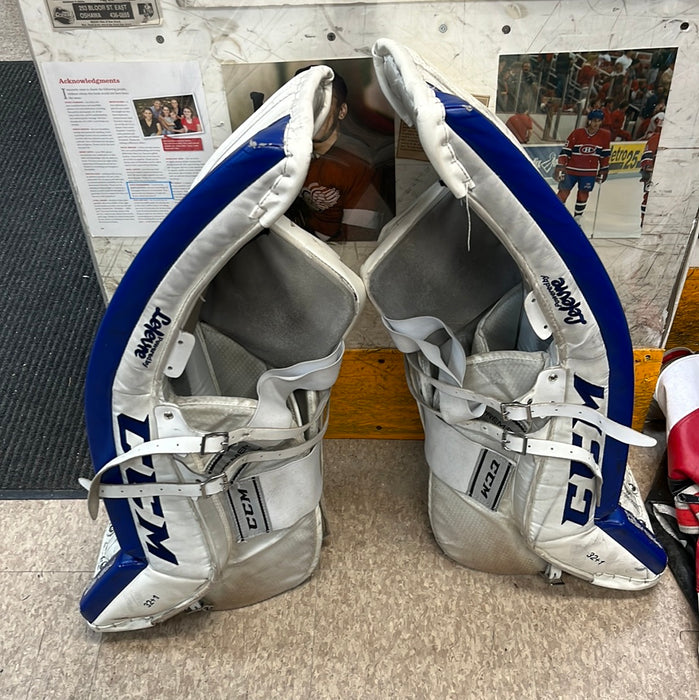 Used CCM Premier R1.9 32” + 1” Goal Pad