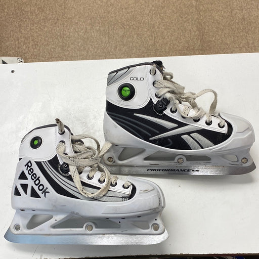Used Reebok Gold Size 6 Goalie Skates